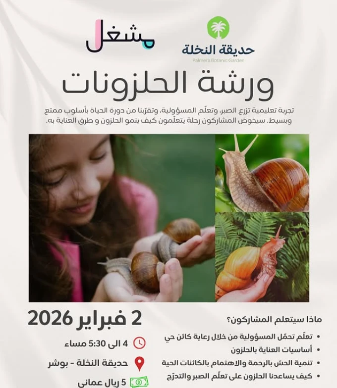 ورشة الحلزونات